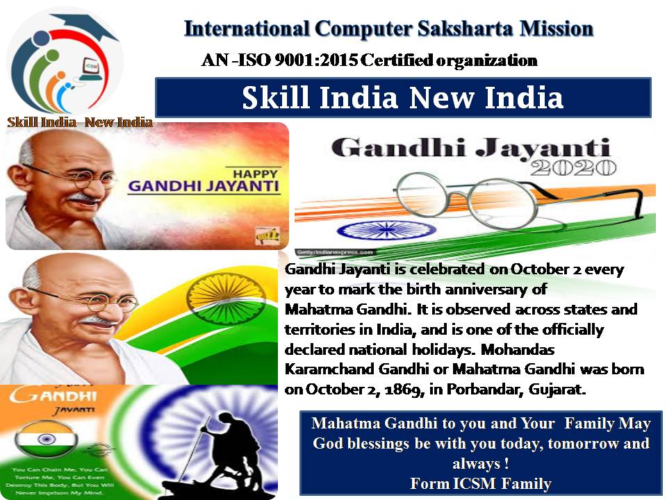 Happy Gandhi Jayanti 